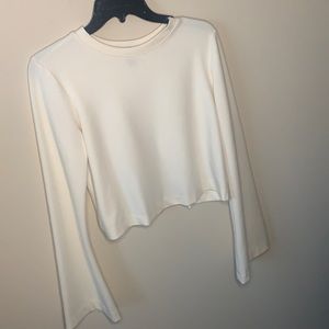 Long Sleeve Blouse with Back Out